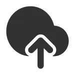 Cloud Upload SVG Icon